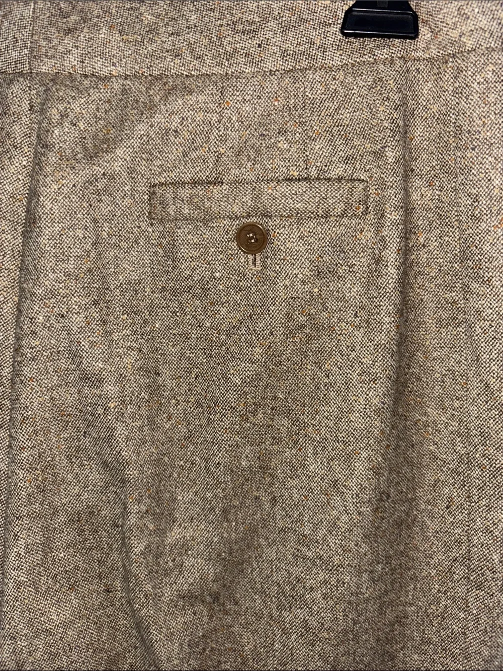 Faconnable Brown Wool Tweed Jacket Sz XL & Pant Sz 12 - Picture 13 of 16